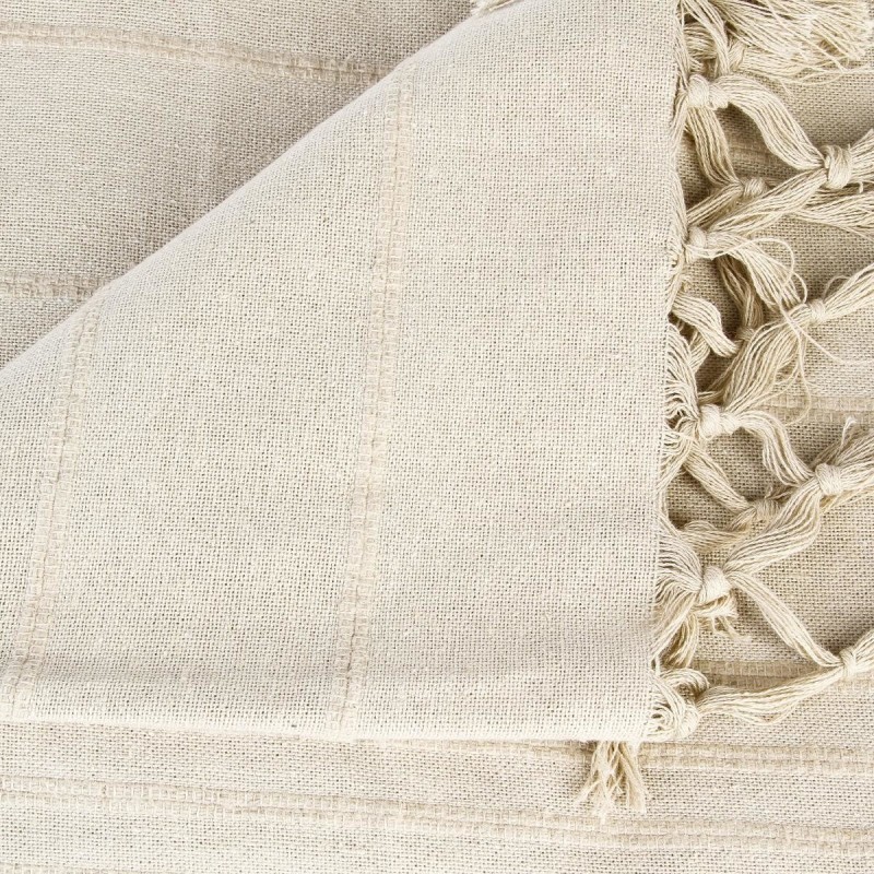 Jeté De Lit 160x220 Beige - Atmosphera
