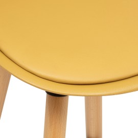 Tabouret De Bar Maxon Jaune Ocre - Atmosphera 2