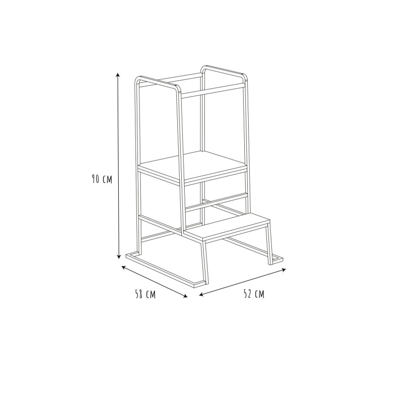 Tour D'observation Kiddy Blanc Home Deco Kids