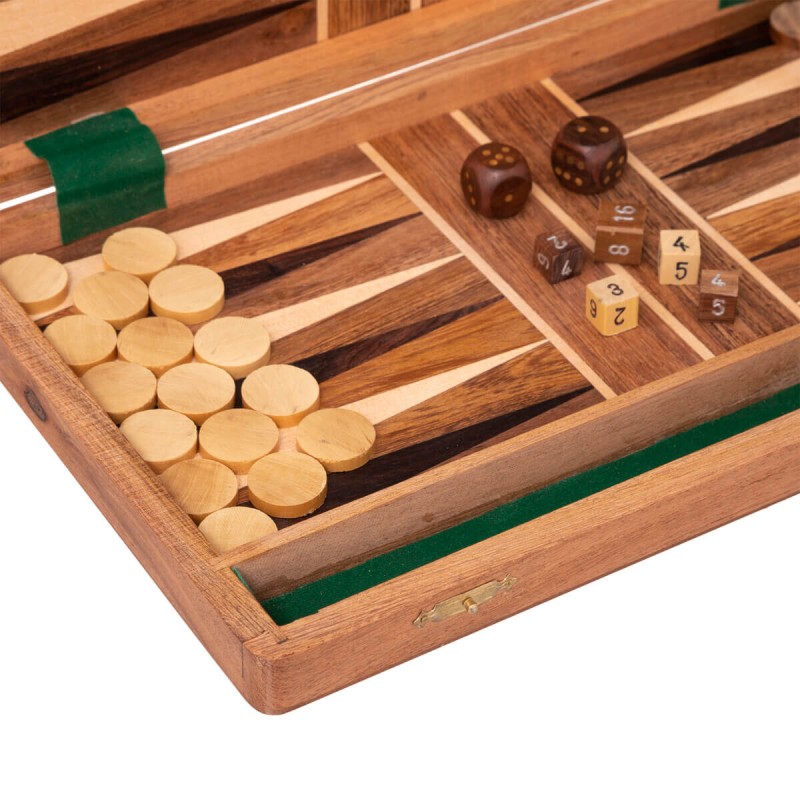 Jeu backgammon Accacia 41x36 - Atmosphera