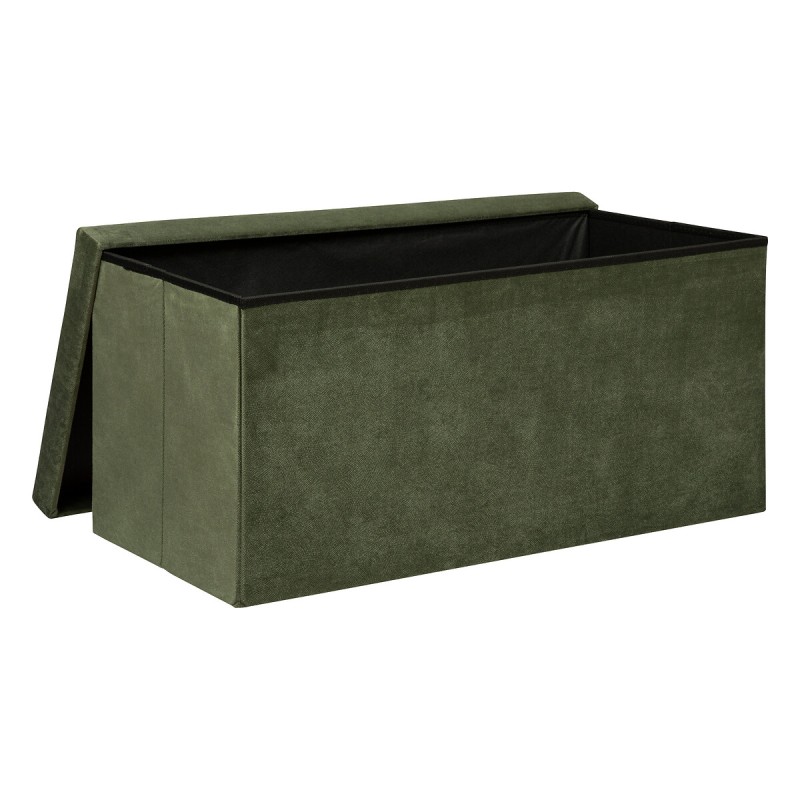 Pouf pliable double Lilou Vert Kaki - Atmosphera