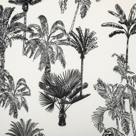 Fauteuil Chen Chiara Noir Blanc - Atmosphera