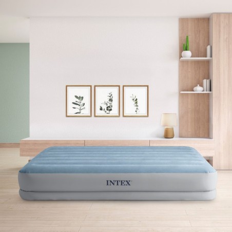 Matelas gonflable Raised Comfort USB 2 pl Intex