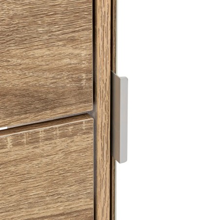 Meuble Range Chaussure Miroir Naturel Five