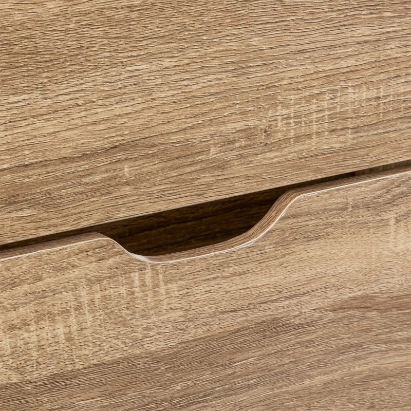 Meuble Range Chaussure Miroir Naturel Five