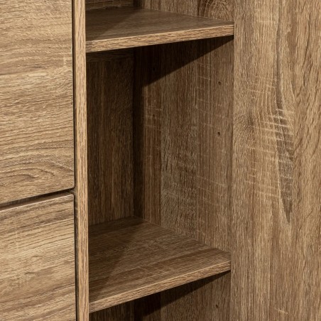 Meuble Range Chaussure Miroir Naturel Five