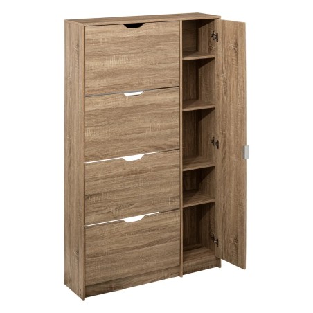 Meuble Range Chaussure Miroir Naturel Five