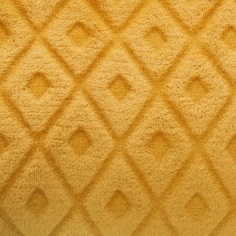 Plaid 3D losanges 180x230 Ocre - Atmosphera