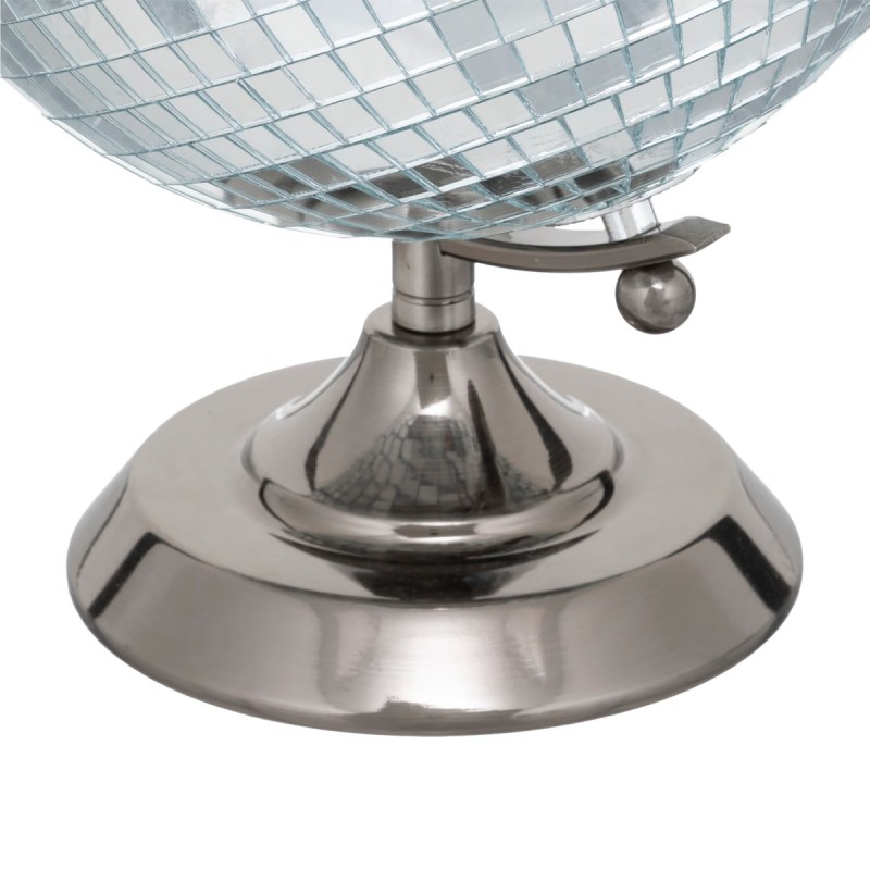 Globe Verre Et Métal Soul Argent - Atmosphera
