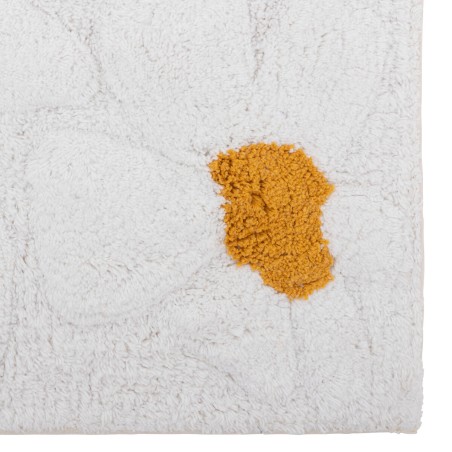 Tapis Double Tufté Daisy 60x90 Blanc - Atmosphera