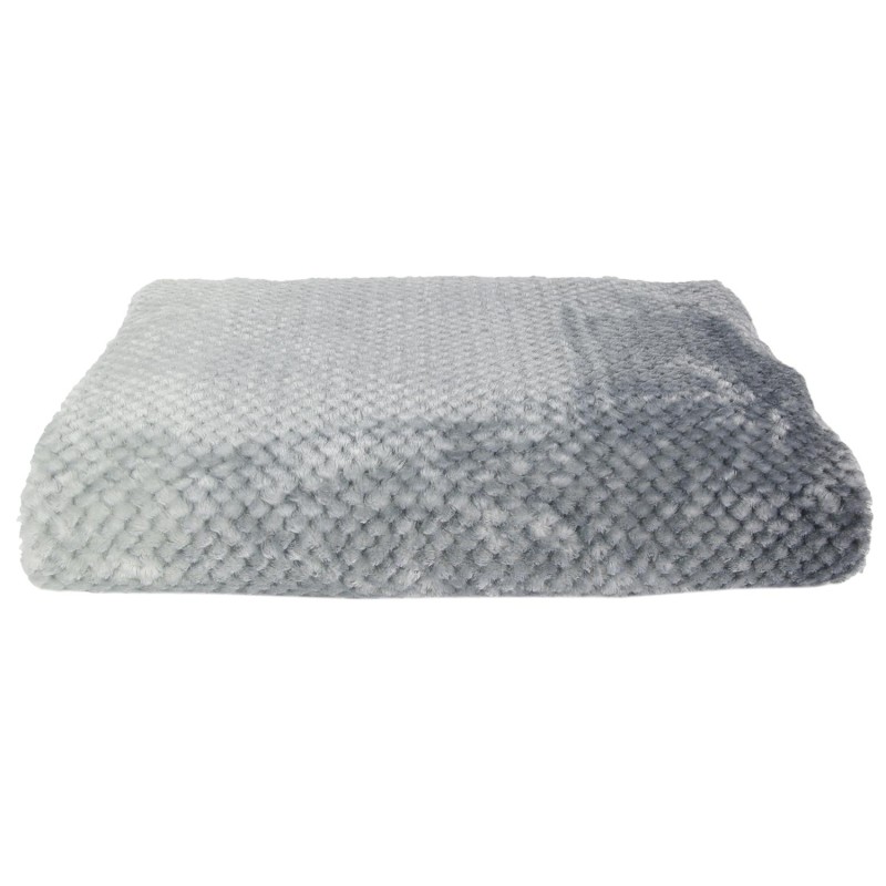 Plaid nid abeille XXL 150x200 Gris - Home Deco Factory