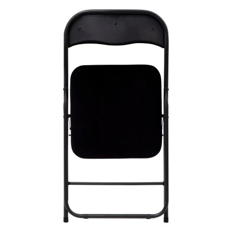 Chaise Pliante Velours Noire Five