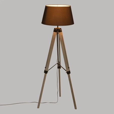 Lampadaire trepied Runo Noir - Atmosphera