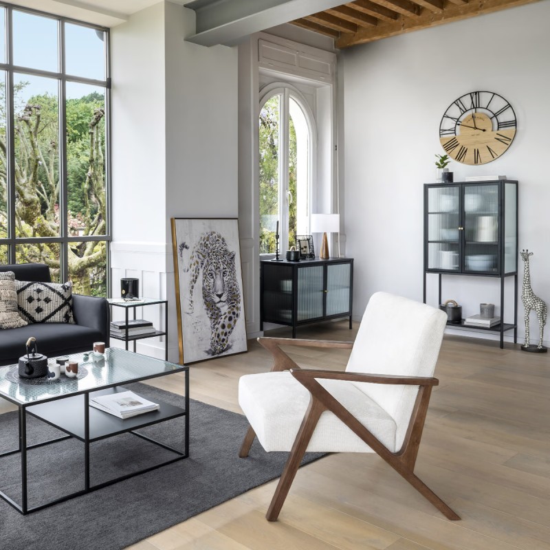 Fauteuil Chen Orac Ivoire - Atmosphera