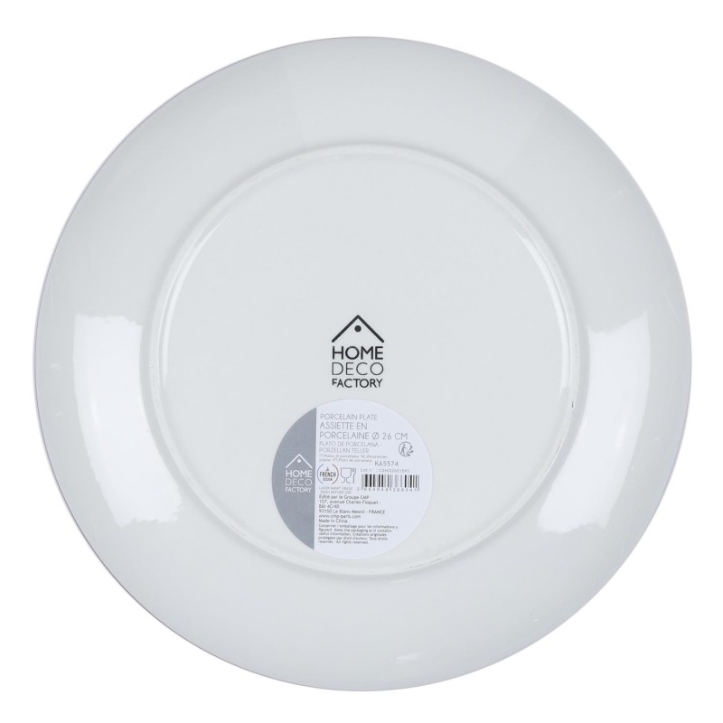 Service De Table 18 pcs Mandala En Porcelaine Orange - Home Deco Factory