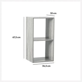 Étagère 2 cases Mix N Modul Gris Five 2