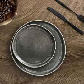 Service de Table 18 Pièces Irregulier Vert Home Deco Factory