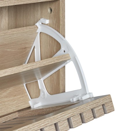 Meuble à chaussures 3 portes Klaus Marron Home Deco Factory