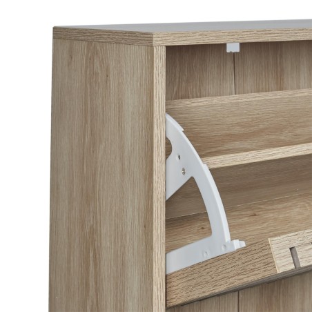 Meuble à chaussures 3 portes Klaus Marron Home Deco Factory