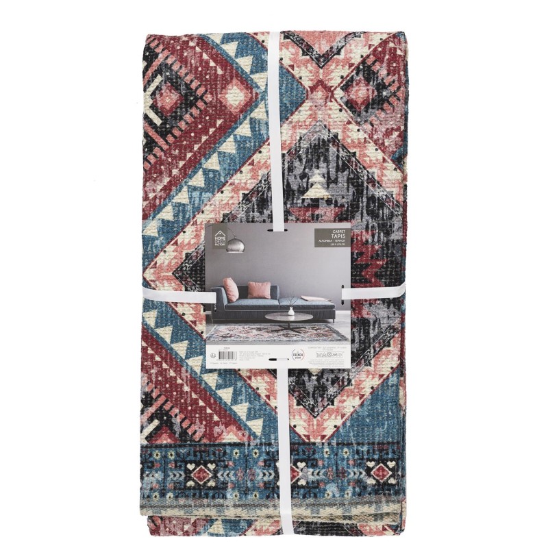 Tapis deco ethnique Agra 120x170 Bleu Home Deco Factory