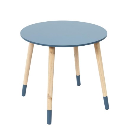 Lot de 2 tables gigognes Bicolore Jaune Bleu Home Deco Factory