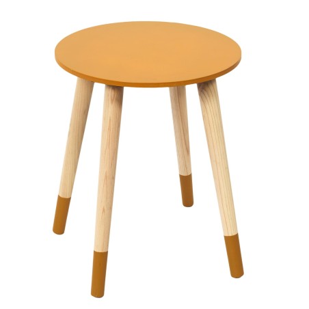 Lot de 2 tables gigognes Bicolore Jaune Bleu Home Deco Factory