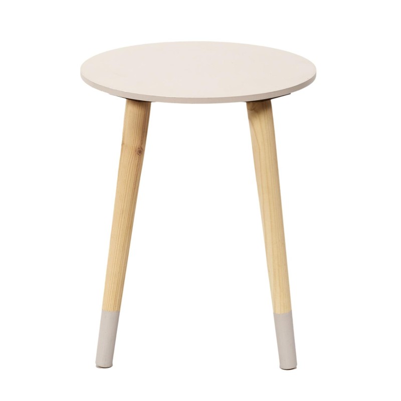 Lot de 2 tables gigognes Bicolore Rose Home Deco Factory