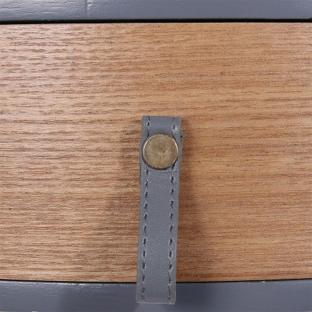 Table de chevet Nora Gris Home Deco Factory