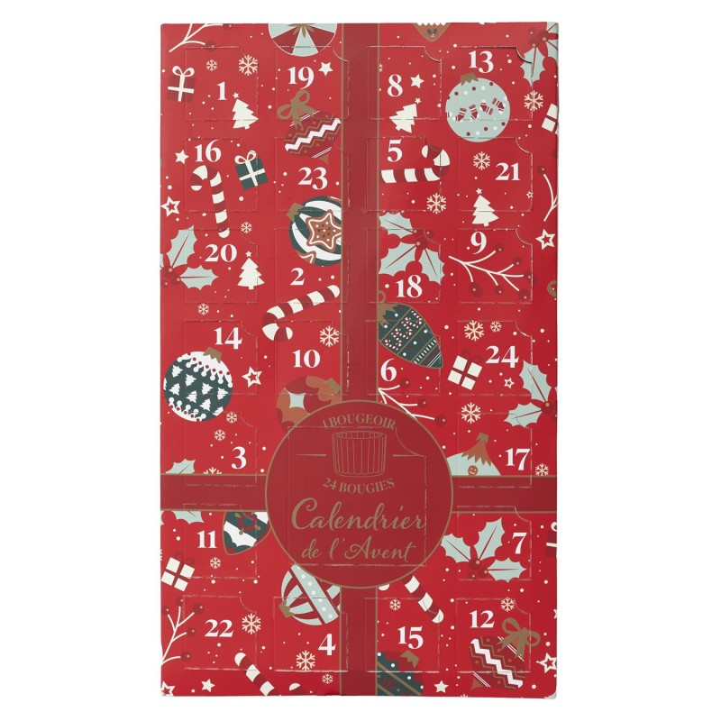 Calendrier avant Noël avec photophore Home Deco Factory