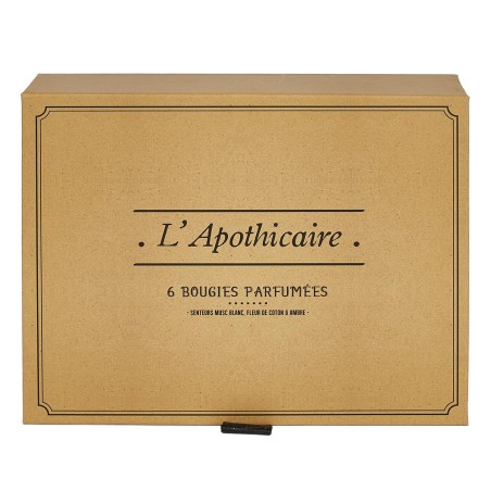 Coffret de 6 bougies Apothicaire Home Deco Factory