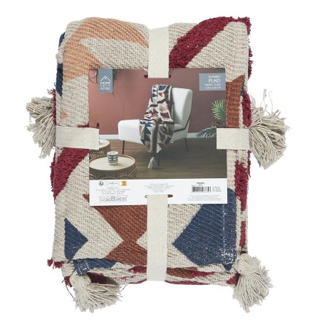 Plaid tufte à motifs 120x150 Home Deco Factory