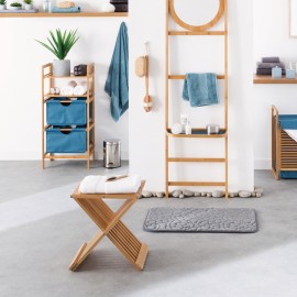 Tabouret Pliant En Bambou Five 2