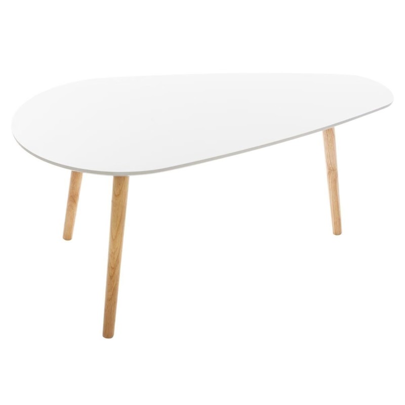 Lot de 2 tables basses Mileo Blanche - Atmosphera