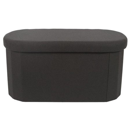 Coffre banc pliable Noir Home Deco Factory