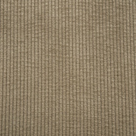 Fauteuil En Velours Moana Beige Atmosphera