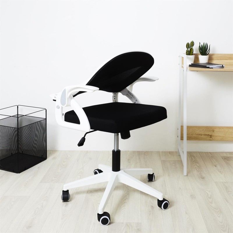 Fauteuil de bureau rabattable Noir Home Deco Factory