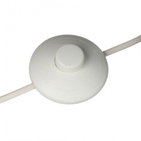 Lampadaire blanc Moki en bambou H150 Atmosphera