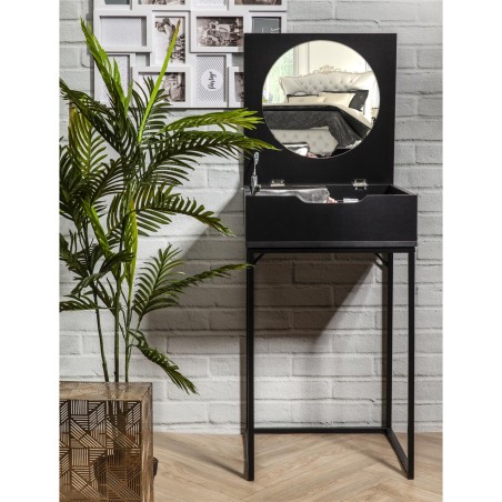 Coiffeuse Abbott Noire Home Deco Factory