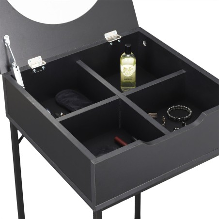 Coiffeuse Abbott Noire Home Deco Factory