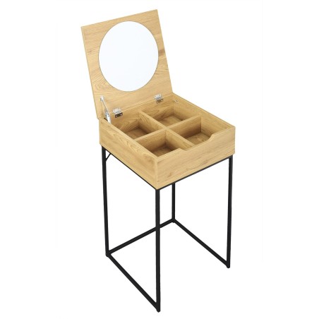 Coiffeuse Abbott En Bois Beige Home Deco Factory