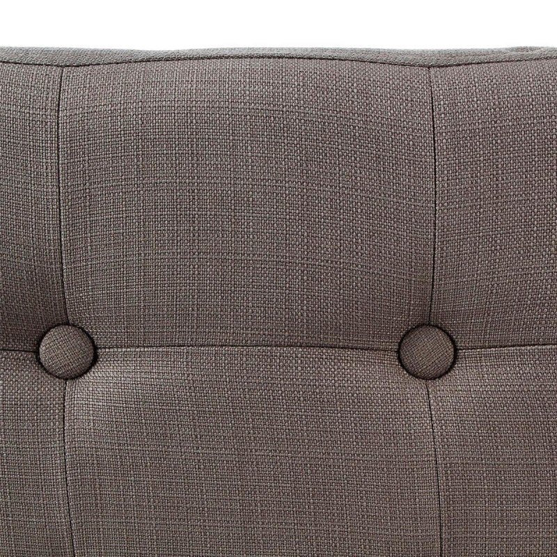 Pouf pliant double Lysandre Gris Clair - Atmosphera