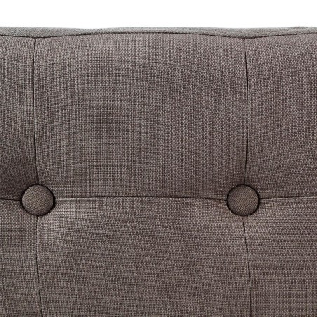 Pouf pliant double Lysandre Gris Clair - Atmosphera