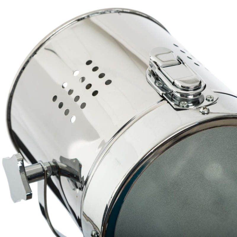 Lampe Projecteur En Métal Et Bois Noire - Atmosphera