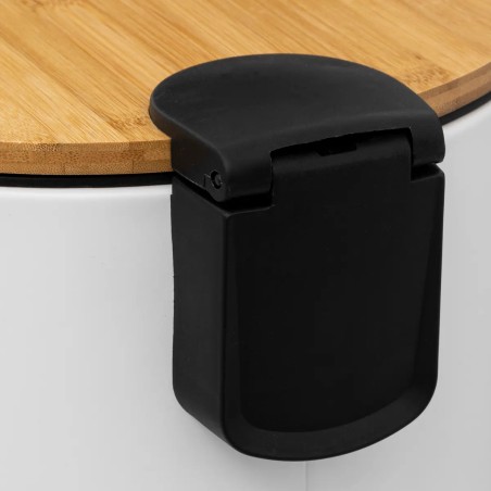 Poubelle À Pédale Modern 30 L Blanc Five