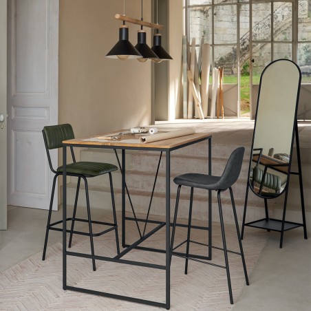 Table De Bar Edena Marron Atmosphera