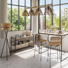 Table De Bar Edena Marron Atmosphera 2