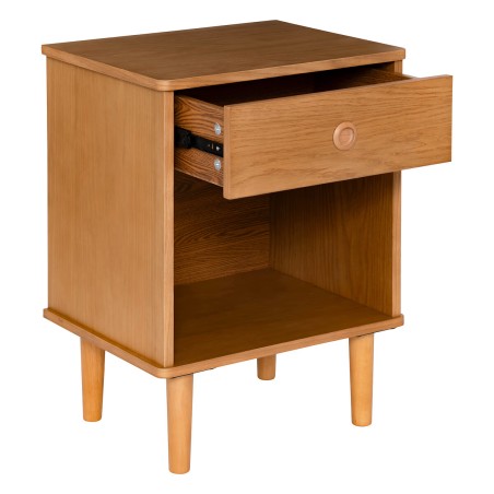 Table De Chevet Charlie Marron Atmosphera