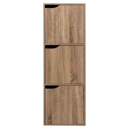 Etagère 3 cases avec portes Naturel Five