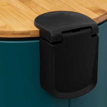 Poubelle À Pédale Modern 30 L Bleu Petrol - Five