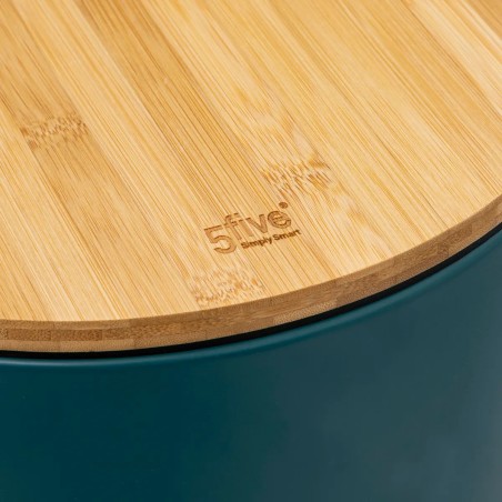 Poubelle À Pédale Modern 30 L Bleu Petrol - Five